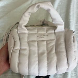 rag & bone Cloud Mini Quilted Leather Duffle